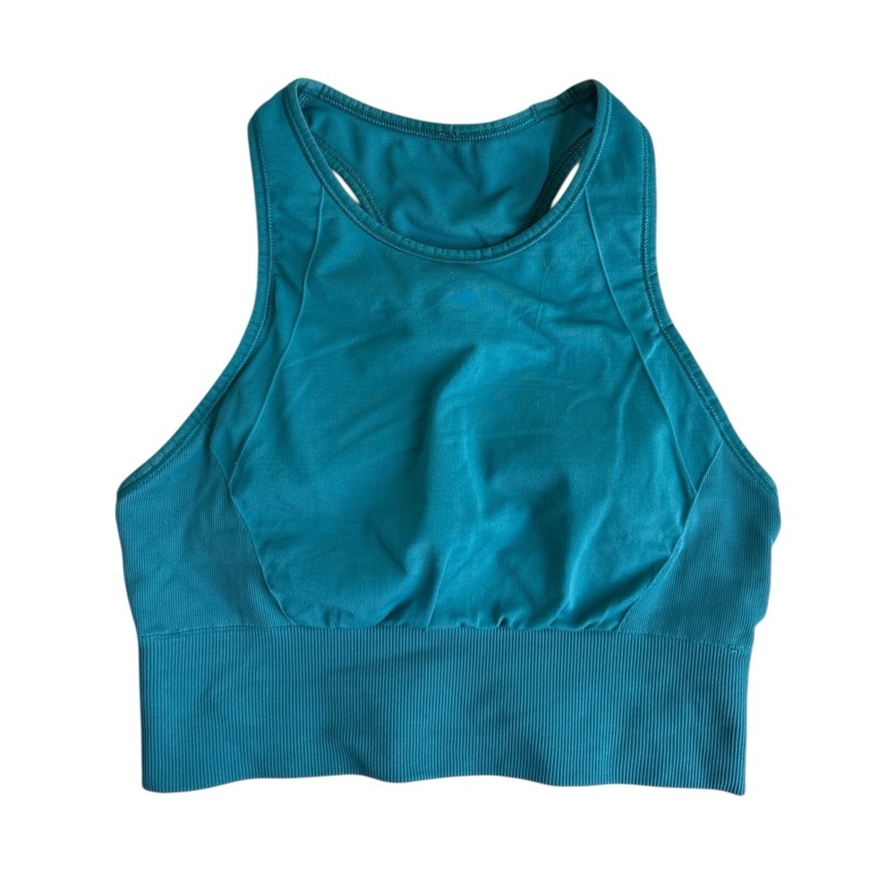 Lululemon Ebb to Train Bra Color Laguna W2BLGS Size 4